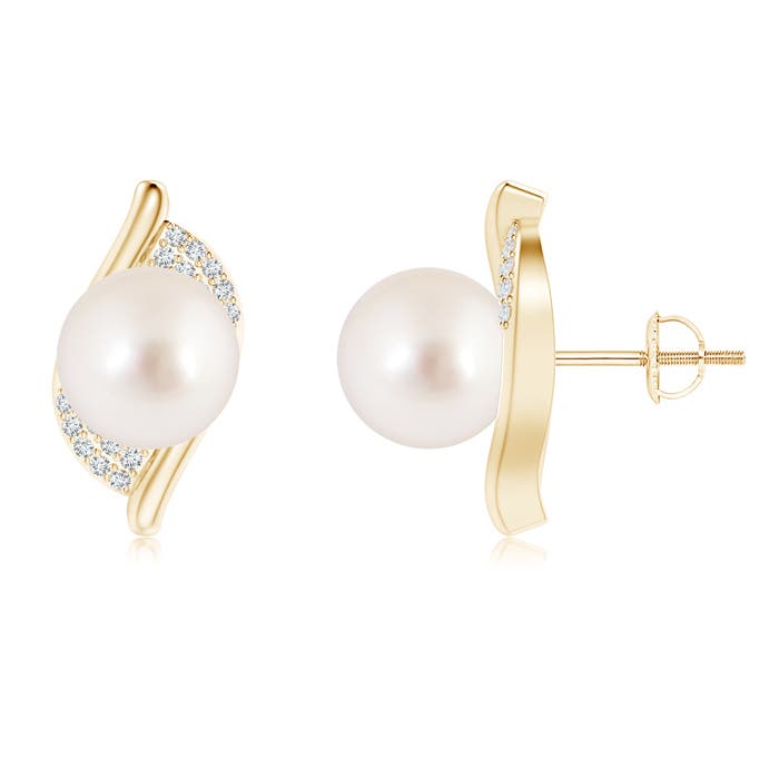 AAAA - South Sea Cultured Pearl / 10.76 CT / 14 KT Yellow Gold