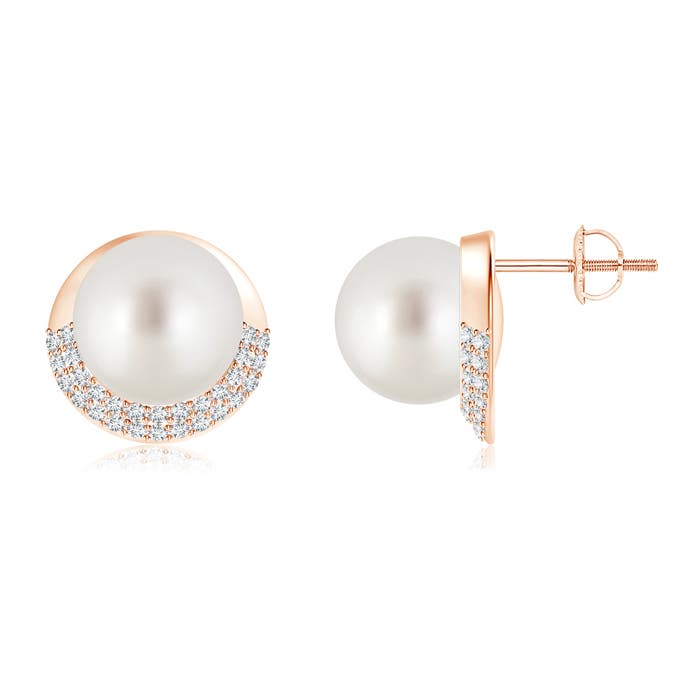 AAA - South Sea Cultured Pearl / 14.85 CT / 14 KT Rose Gold