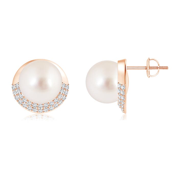 AAAA - South Sea Cultured Pearl / 14.85 CT / 14 KT Rose Gold