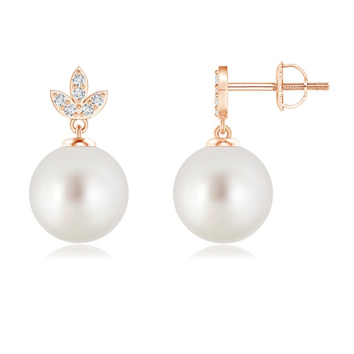 AAA - South Sea Cultured Pearl / 10.57 CT / 14 KT Rose Gold