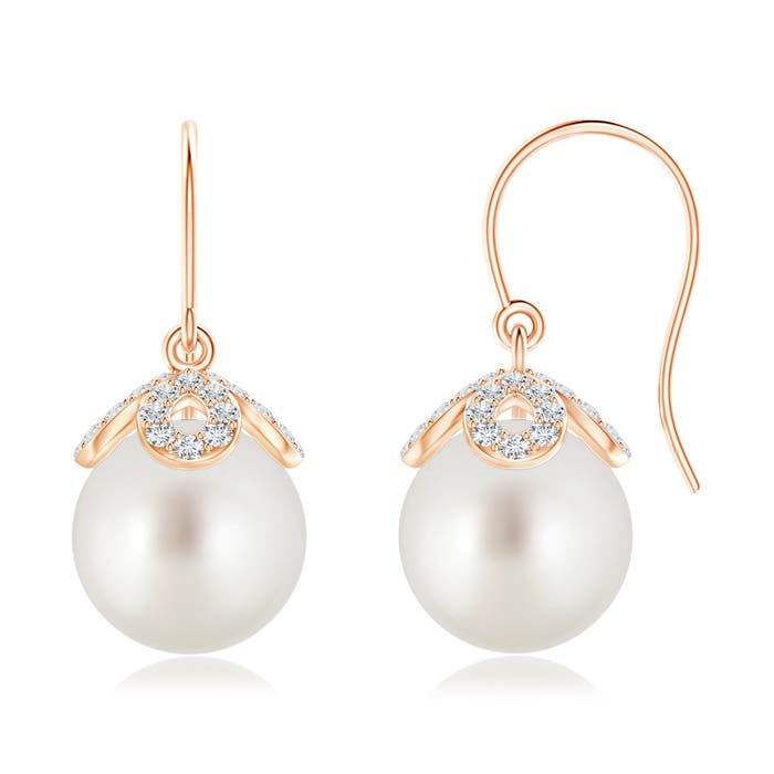 AAA - South Sea Cultured Pearl / 14.91 CT / 14 KT Rose Gold