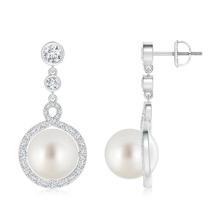 AAA - South Sea Cultured Pearl / 15.37 CT / 14 KT White Gold