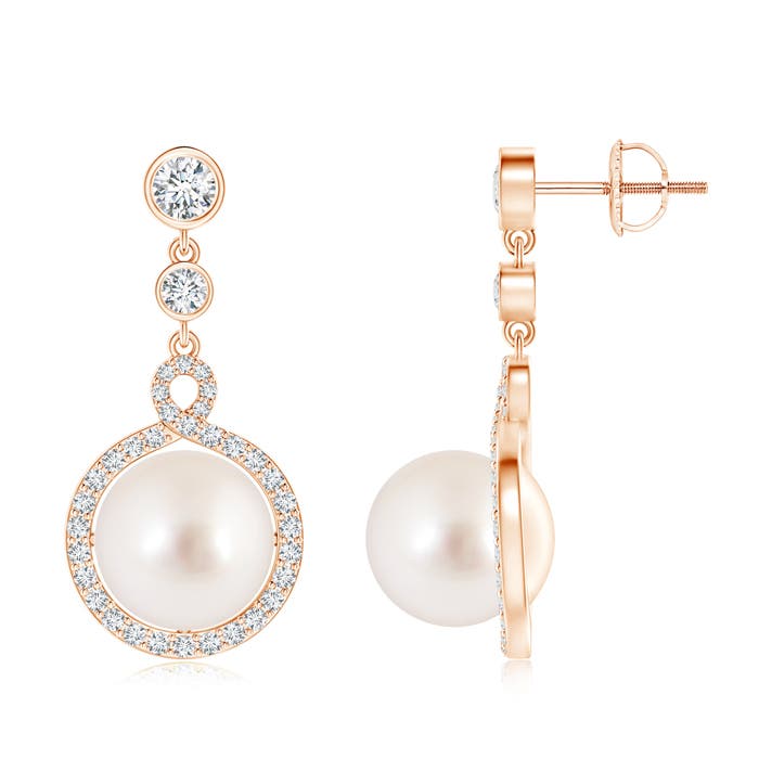 AAAA - South Sea Cultured Pearl / 15.37 CT / 14 KT Rose Gold