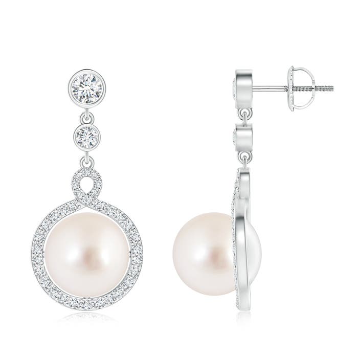 AAAA - South Sea Cultured Pearl / 15.37 CT / 14 KT White Gold