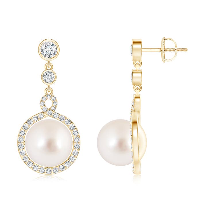 AAAA - South Sea Cultured Pearl / 15.37 CT / 14 KT Yellow Gold