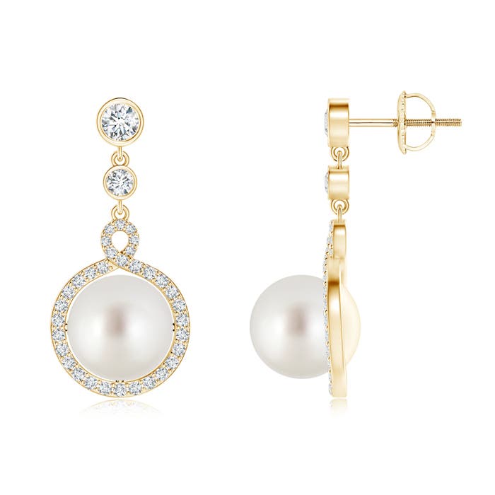 AAA - South Sea Cultured Pearl / 11.23 CT / 14 KT Yellow Gold