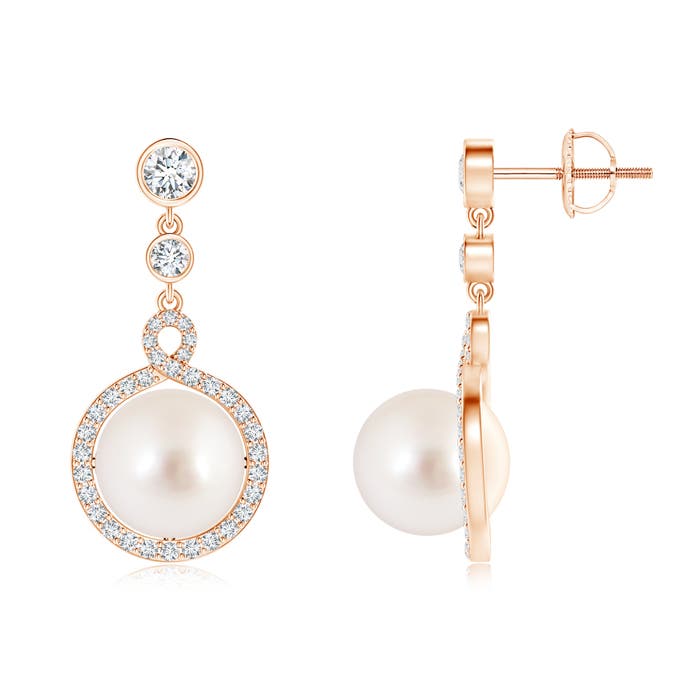 AAAA - South Sea Cultured Pearl / 11.23 CT / 14 KT Rose Gold