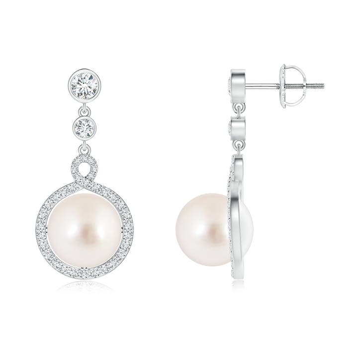 AAAA - South Sea Cultured Pearl / 11.23 CT / 14 KT White Gold