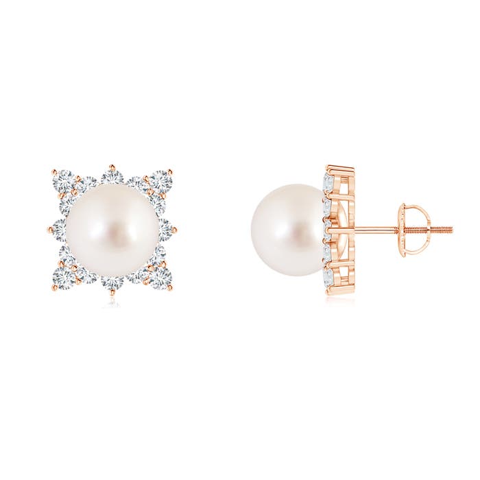 AAAA - South Sea Cultured Pearl / 16.61 CT / 14 KT Rose Gold