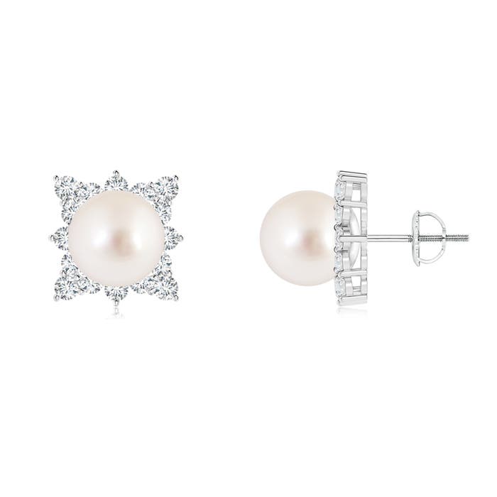 AAAA - South Sea Cultured Pearl / 16.61 CT / 14 KT White Gold