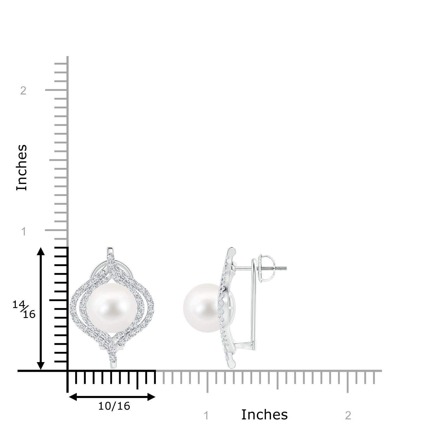 AA / 11.4 CT / 14 KT White Gold