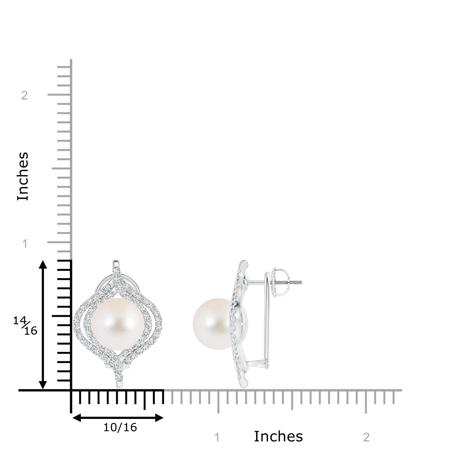 AAA / 11.4 CT / 14 KT White Gold