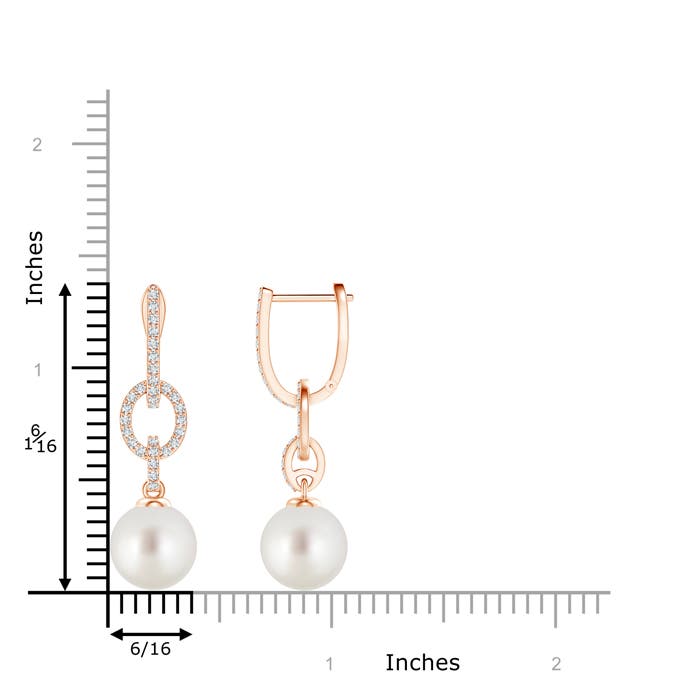 AAA - South Sea Cultured Pearl / 14.88 CT / 14 KT Rose Gold