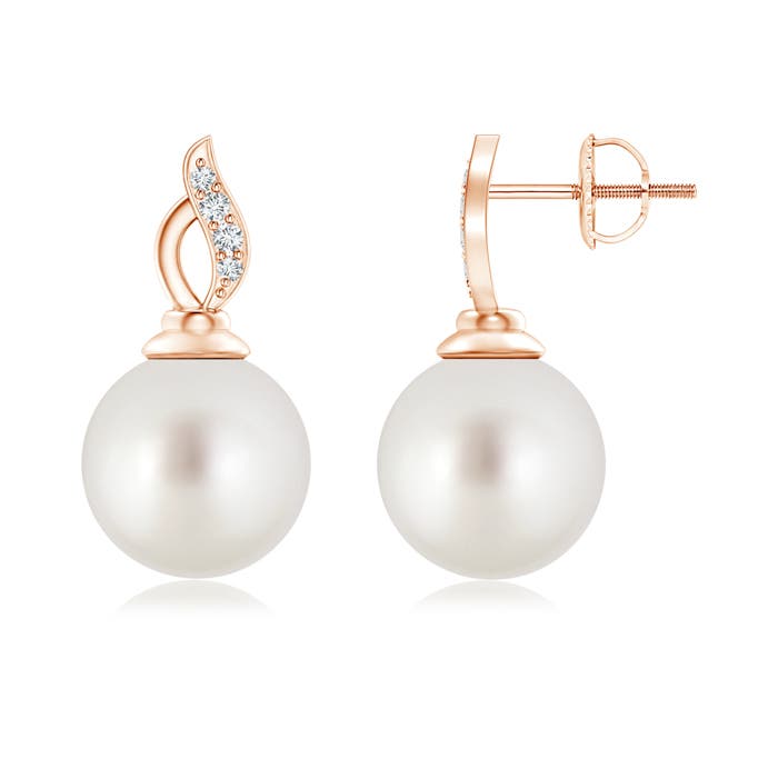 AAA - South Sea Cultured Pearl / 14.46 CT / 14 KT Rose Gold