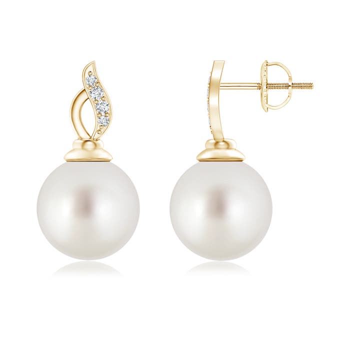 AAA - South Sea Cultured Pearl / 14.46 CT / 14 KT Yellow Gold