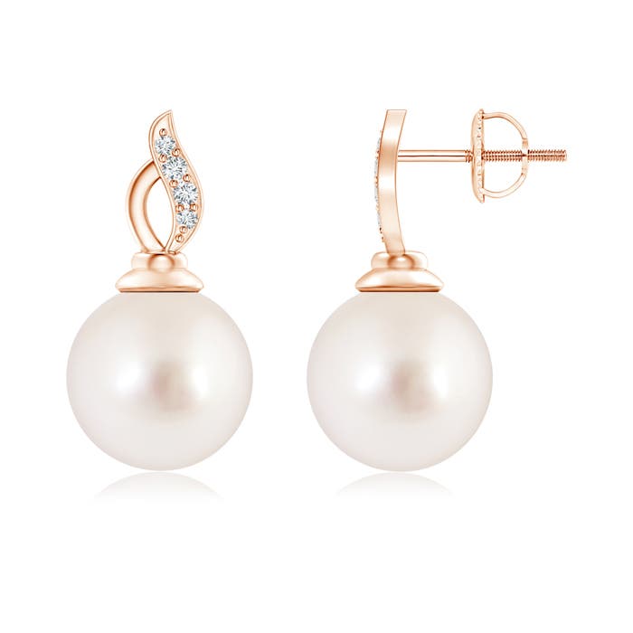 AAAA - South Sea Cultured Pearl / 14.46 CT / 14 KT Rose Gold