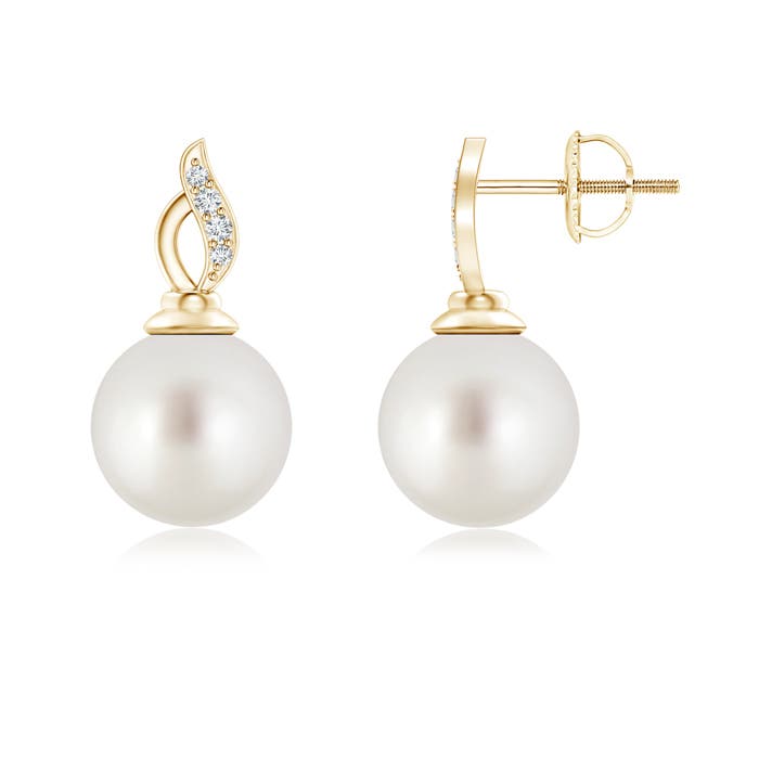 AAA - South Sea Cultured Pearl / 10.55 CT / 14 KT Yellow Gold