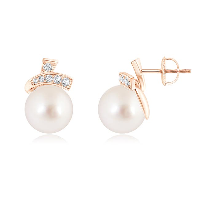 AAAA - South Sea Cultured Pearl / 10.66 CT / 14 KT Rose Gold