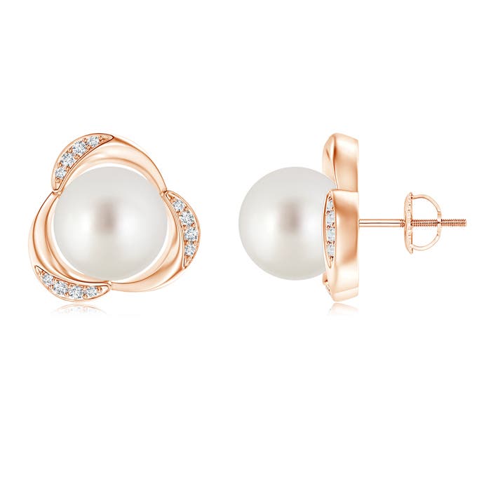 AAA - South Sea Cultured Pearl / 14.62 CT / 14 KT Rose Gold