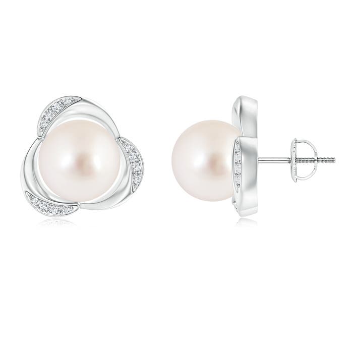 AAAA - South Sea Cultured Pearl / 14.62 CT / 14 KT White Gold