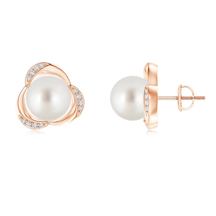 AAA - South Sea Cultured Pearl / 10.66 CT / 14 KT Rose Gold