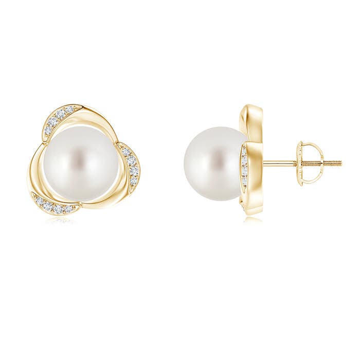 AAA - South Sea Cultured Pearl / 10.66 CT / 14 KT Yellow Gold