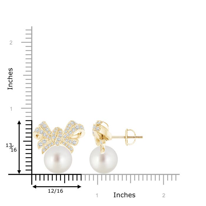 AAA - South Sea Cultured Pearl / 15.08 CT / 14 KT Yellow Gold