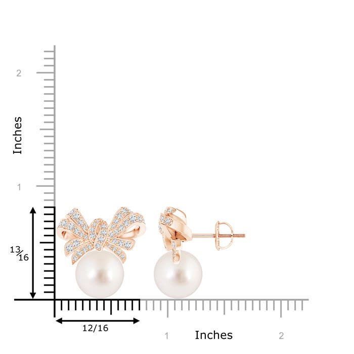 AAAA - South Sea Cultured Pearl / 15.08 CT / 14 KT Rose Gold