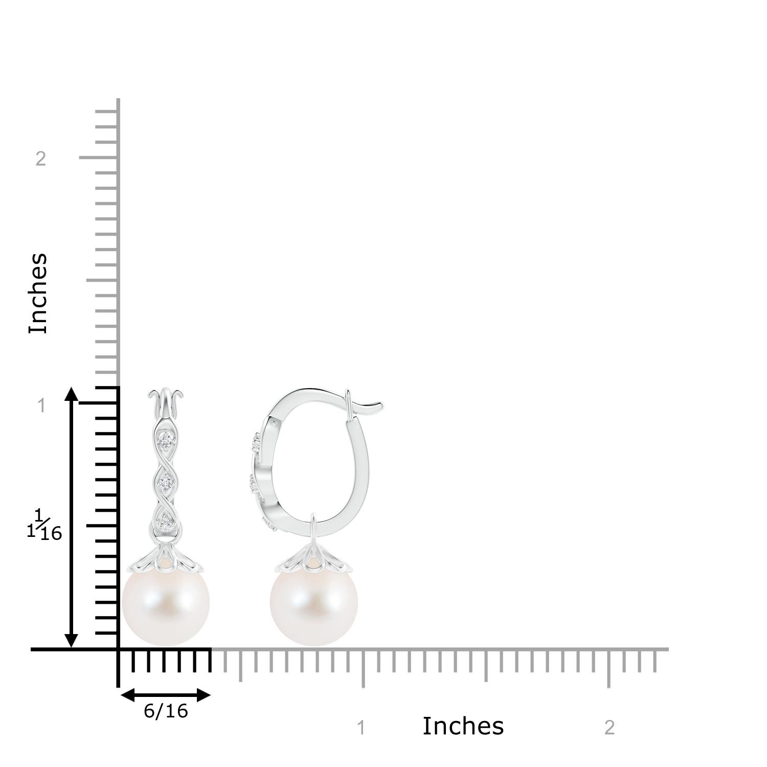 AAA / 10.56 CT / 14 KT White Gold