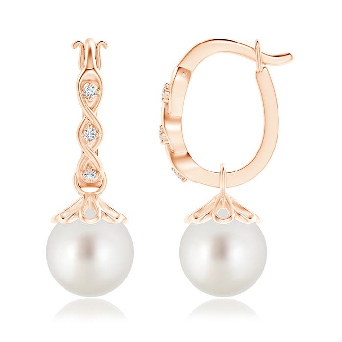 AAA - South Sea Cultured Pearl / 14.47 CT / 14 KT Rose Gold