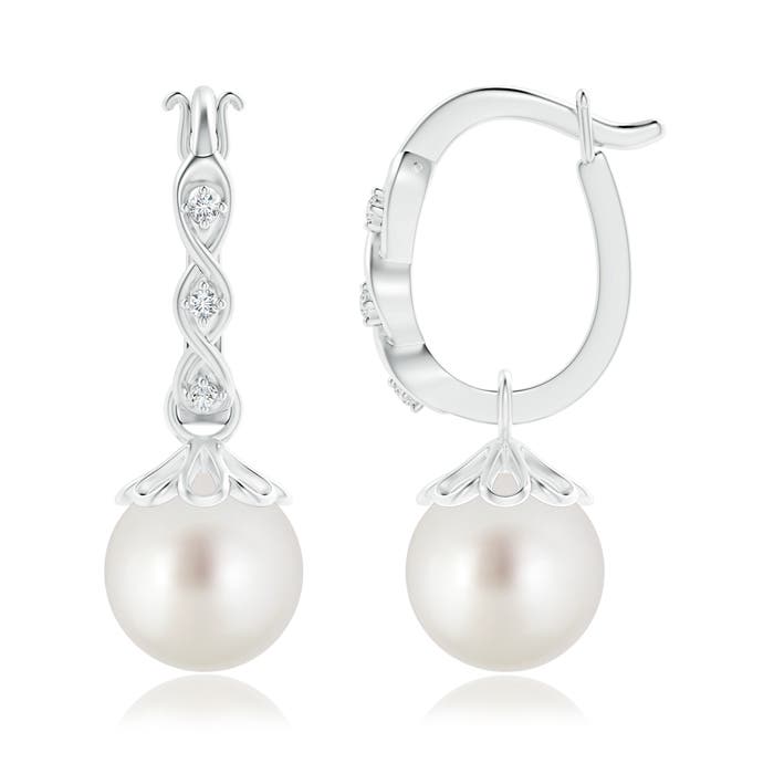 AAA - South Sea Cultured Pearl / 14.47 CT / 14 KT White Gold