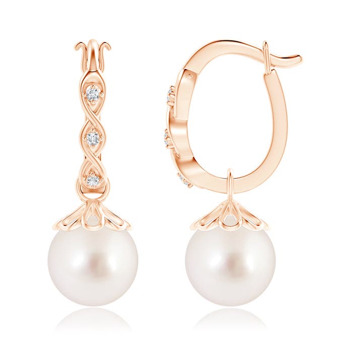 AAAA - South Sea Cultured Pearl / 14.47 CT / 14 KT Rose Gold