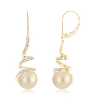 Round AA Golden South Sea Cultured Pearl