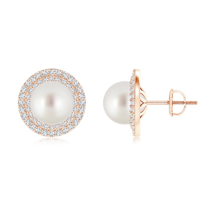 AAA - South Sea Cultured Pearl / 11.44 CT / 14 KT Rose Gold