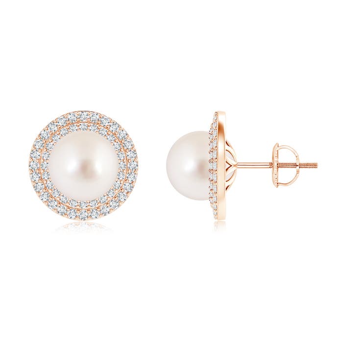 AAAA - South Sea Cultured Pearl / 11.44 CT / 14 KT Rose Gold