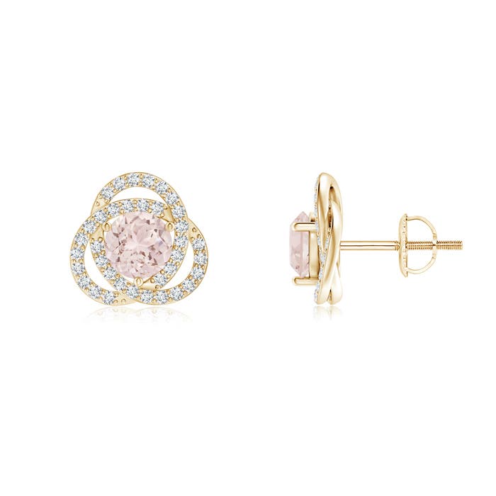 A - Morganite / 1.2 CT / 14 KT Yellow Gold