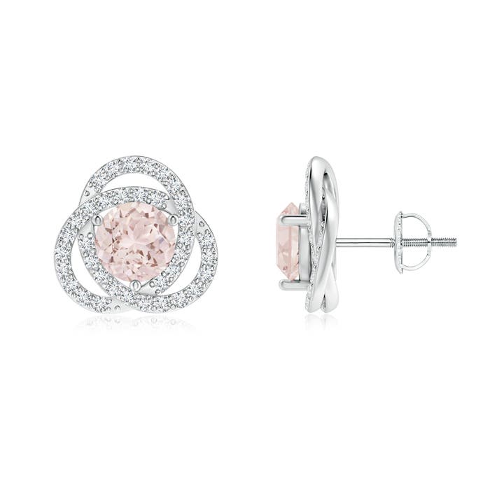 A - Morganite / 1.98 CT / 14 KT White Gold