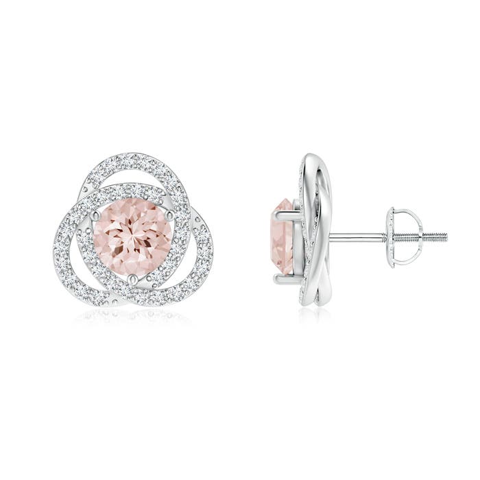 AA - Morganite / 1.98 CT / 14 KT White Gold