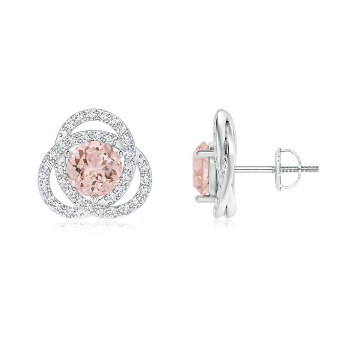 AAA - Morganite / 1.98 CT / 14 KT White Gold