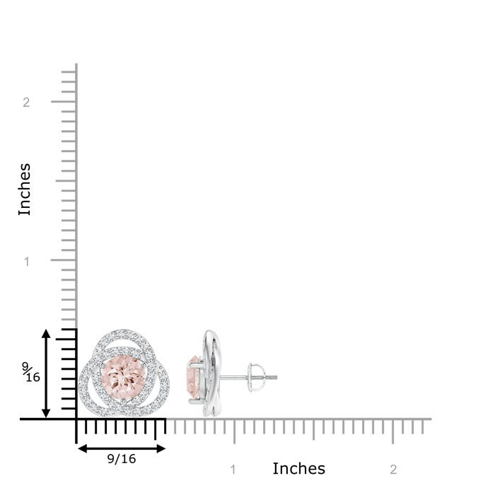 AA - Morganite / 3.06 CT / 14 KT White Gold