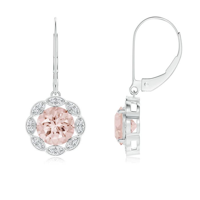 AA - Morganite / 2.36 CT / 14 KT White Gold