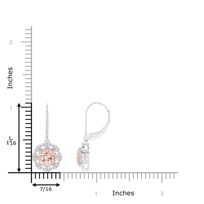 AA - Morganite / 2.36 CT / 14 KT White Gold