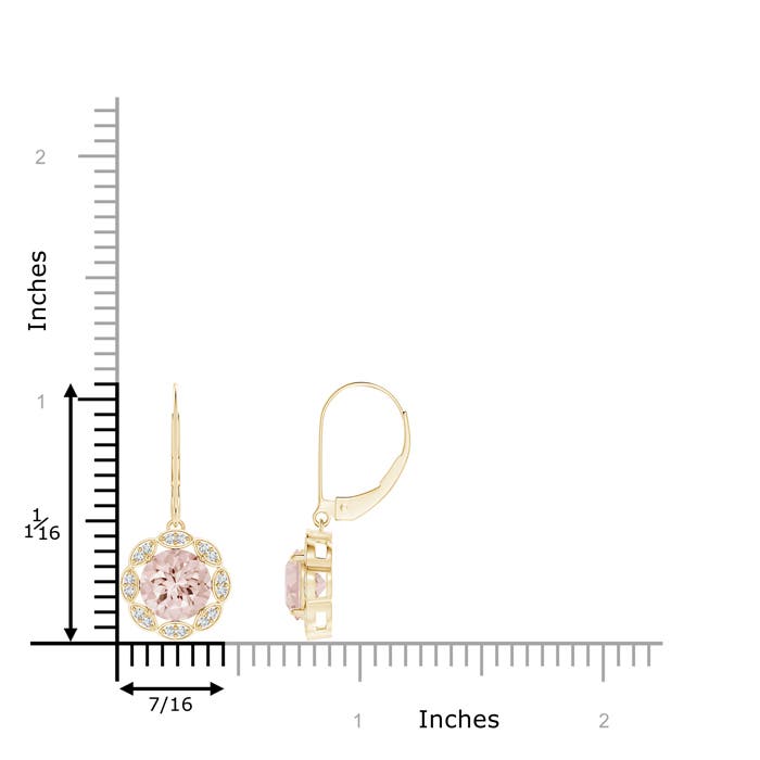 AA - Morganite / 2.36 CT / 14 KT Yellow Gold