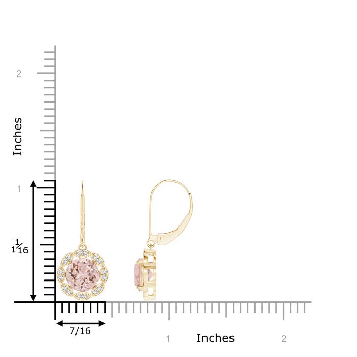 AAA - Morganite / 2.36 CT / 14 KT Yellow Gold