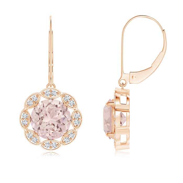 A - Morganite / 3.52 CT / 14 KT Rose Gold