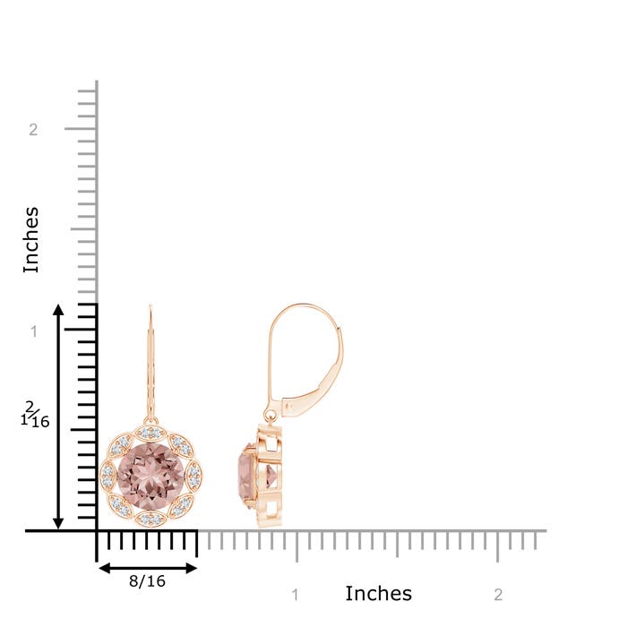 AAAA - Morganite / 3.52 CT / 14 KT Rose Gold