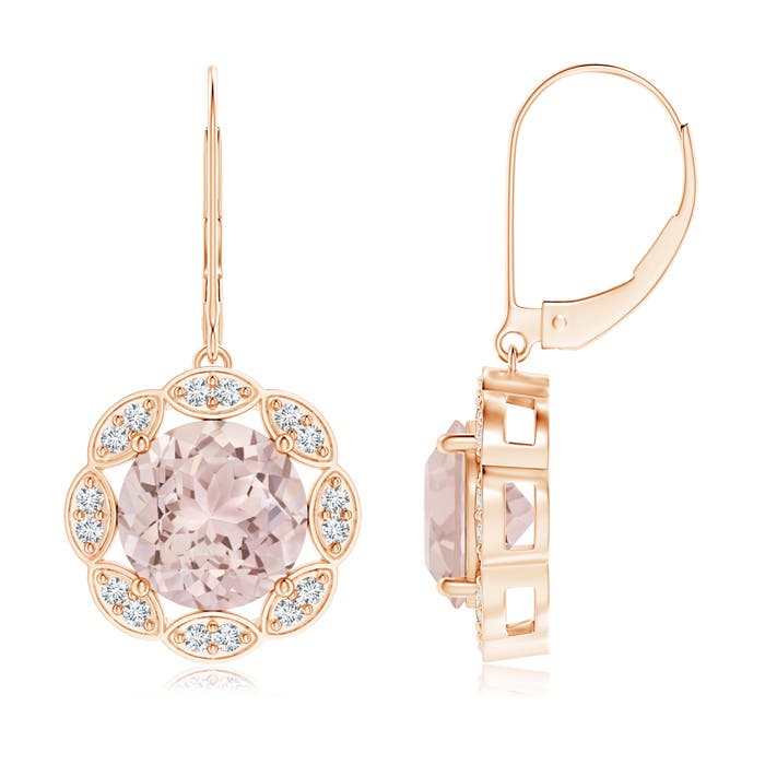 A - Morganite / 6.32 CT / 14 KT Rose Gold