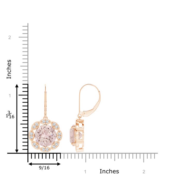 A - Morganite / 6.32 CT / 14 KT Rose Gold