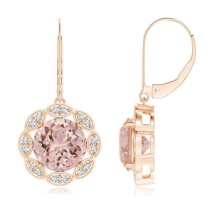 AAA - Morganite / 6.32 CT / 14 KT Rose Gold