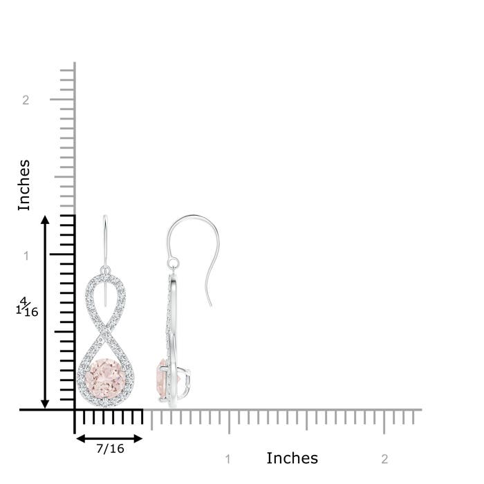 A - Morganite / 2.97 CT / 14 KT White Gold